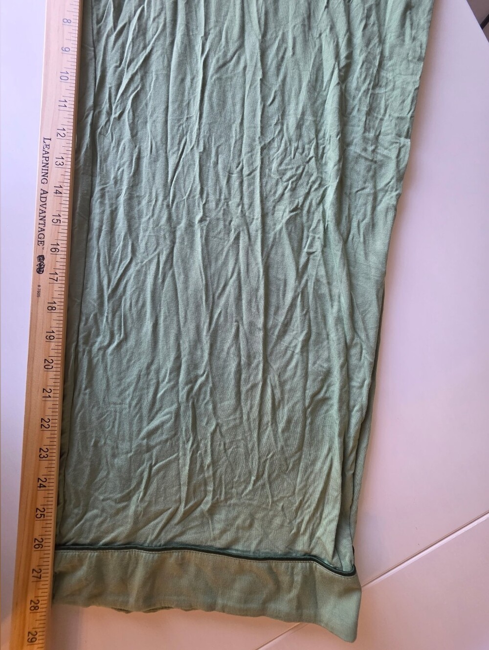 NWT ~ Cozy Earth Fern Green Women's Long Sleeve Bamboo Stretch Knit Pajamas~XXL - Picture 13 of 14